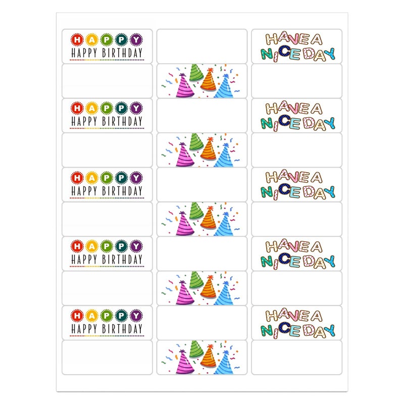 Anylabel 3000 Labels 100 Sheets 1" x 2-5/8" Address Label Sticker for Laser & Inkjet Printer - 30 Per Page Mailing Labels for Packages Adhesive, 30-up Return Address Labels - Image 3